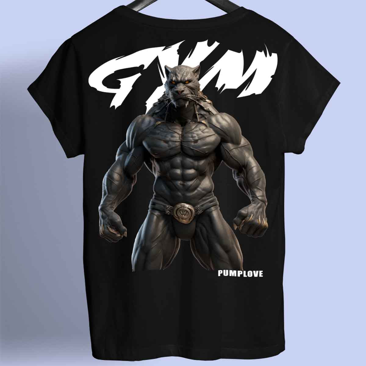 Gym Panther - T-Shirt Premium Unisexe Backprint