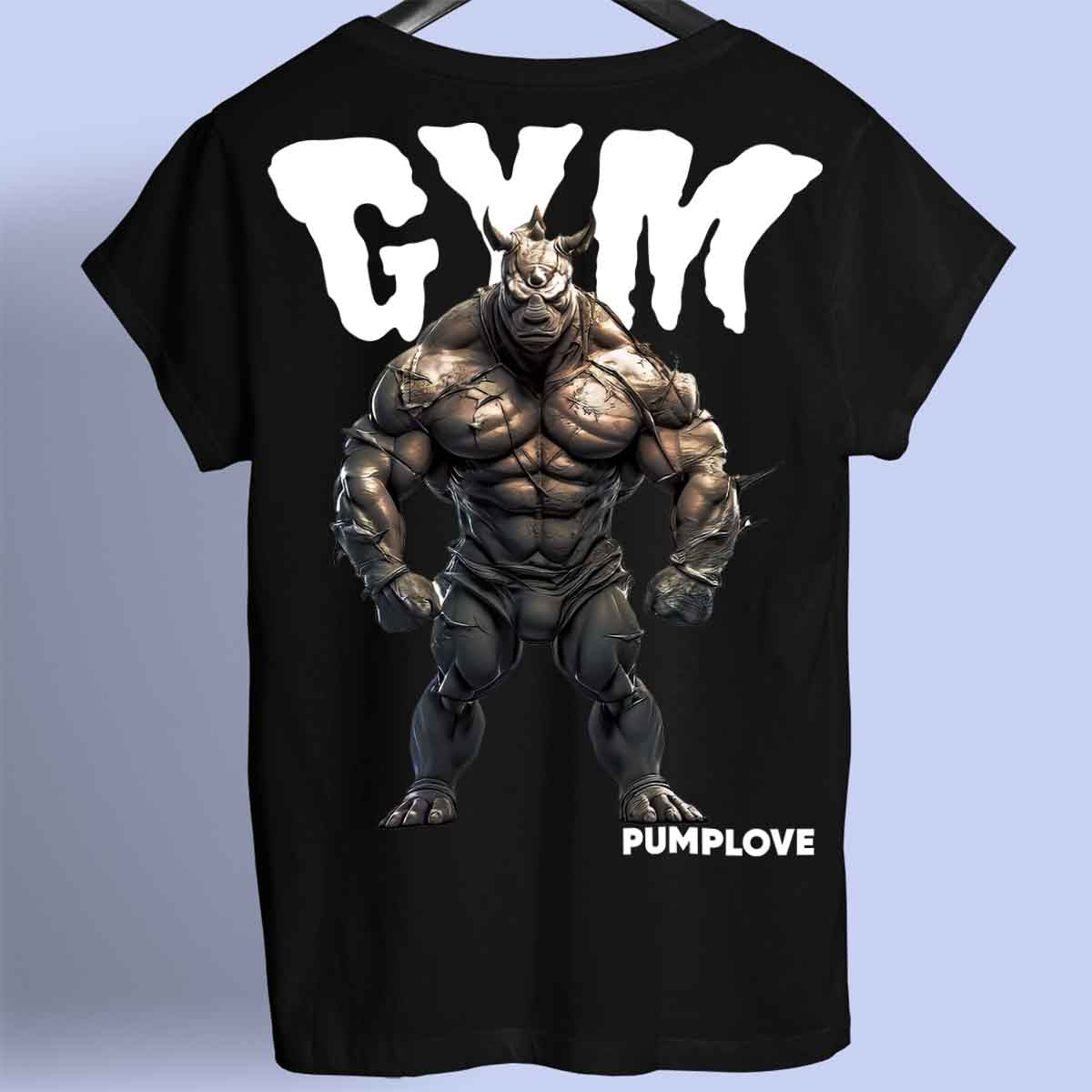 Gym Rhino - Chemise Premium Unisexe Backprint