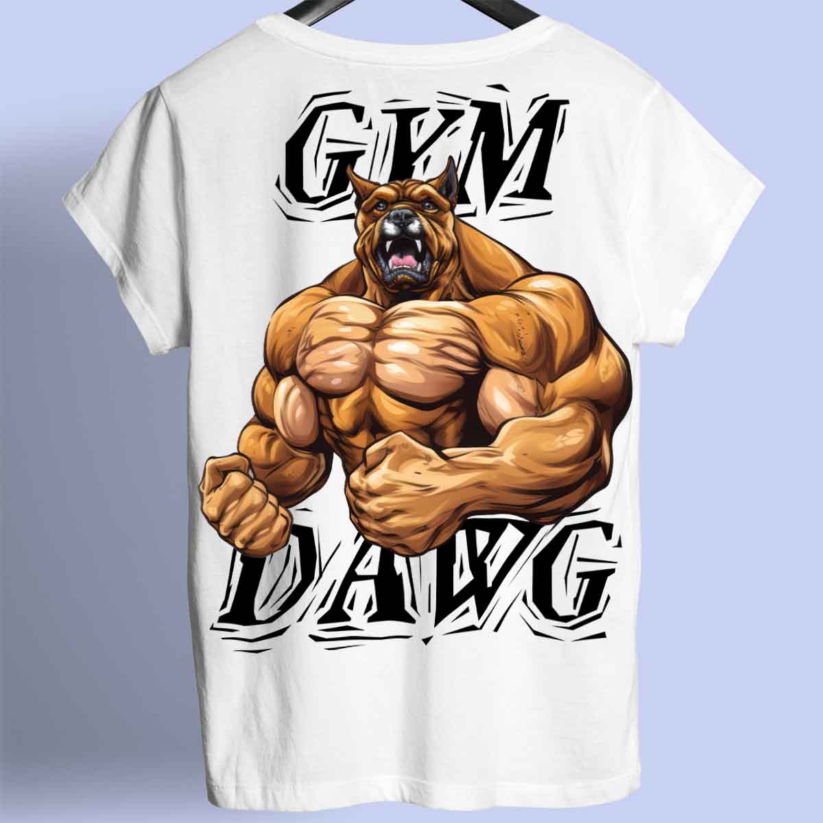 Gym Dawg - T-Shirt Premium Unisexe Backprint