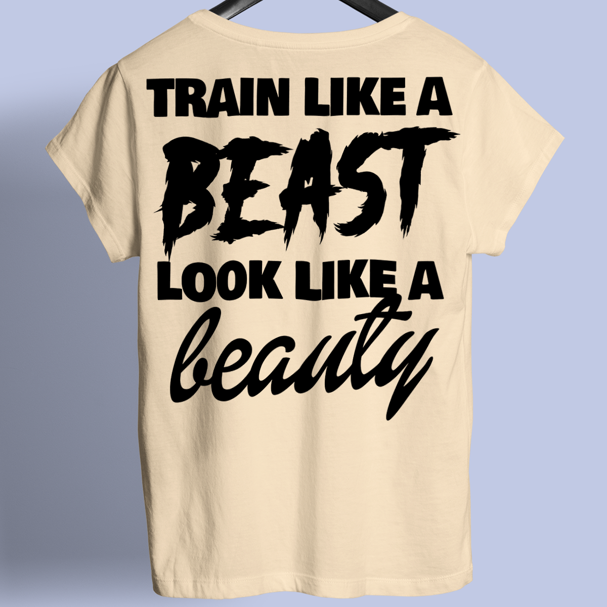 Beast & Beauty - Premium shirt, unisex-rugafdruk