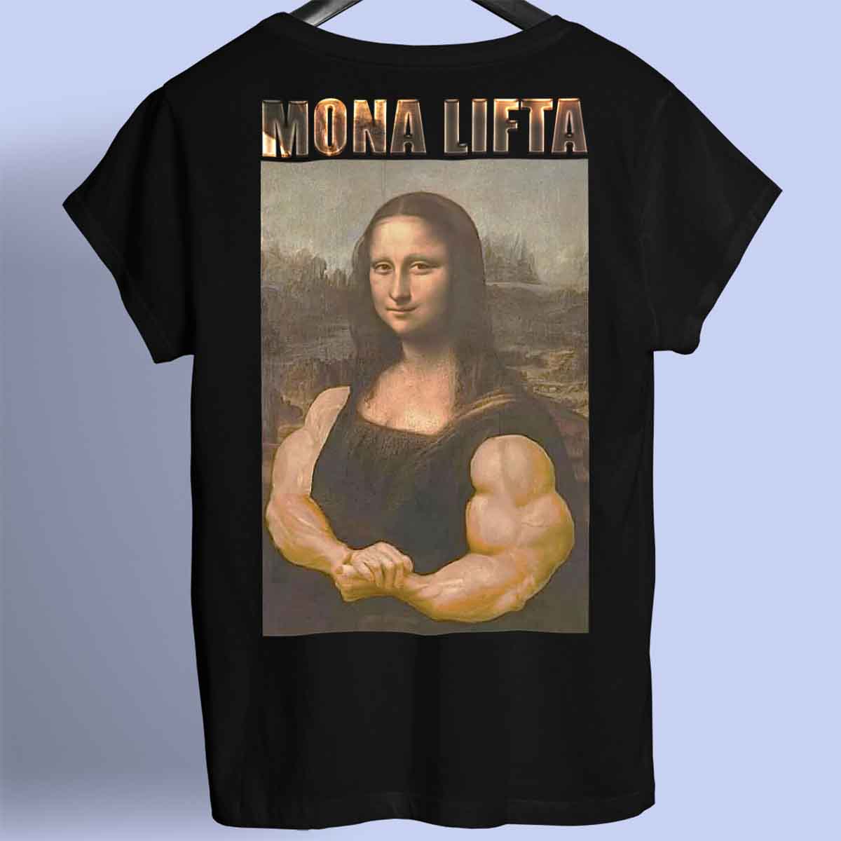 Mona Lifta - Premium T-shirt, unisex-rugafdruk