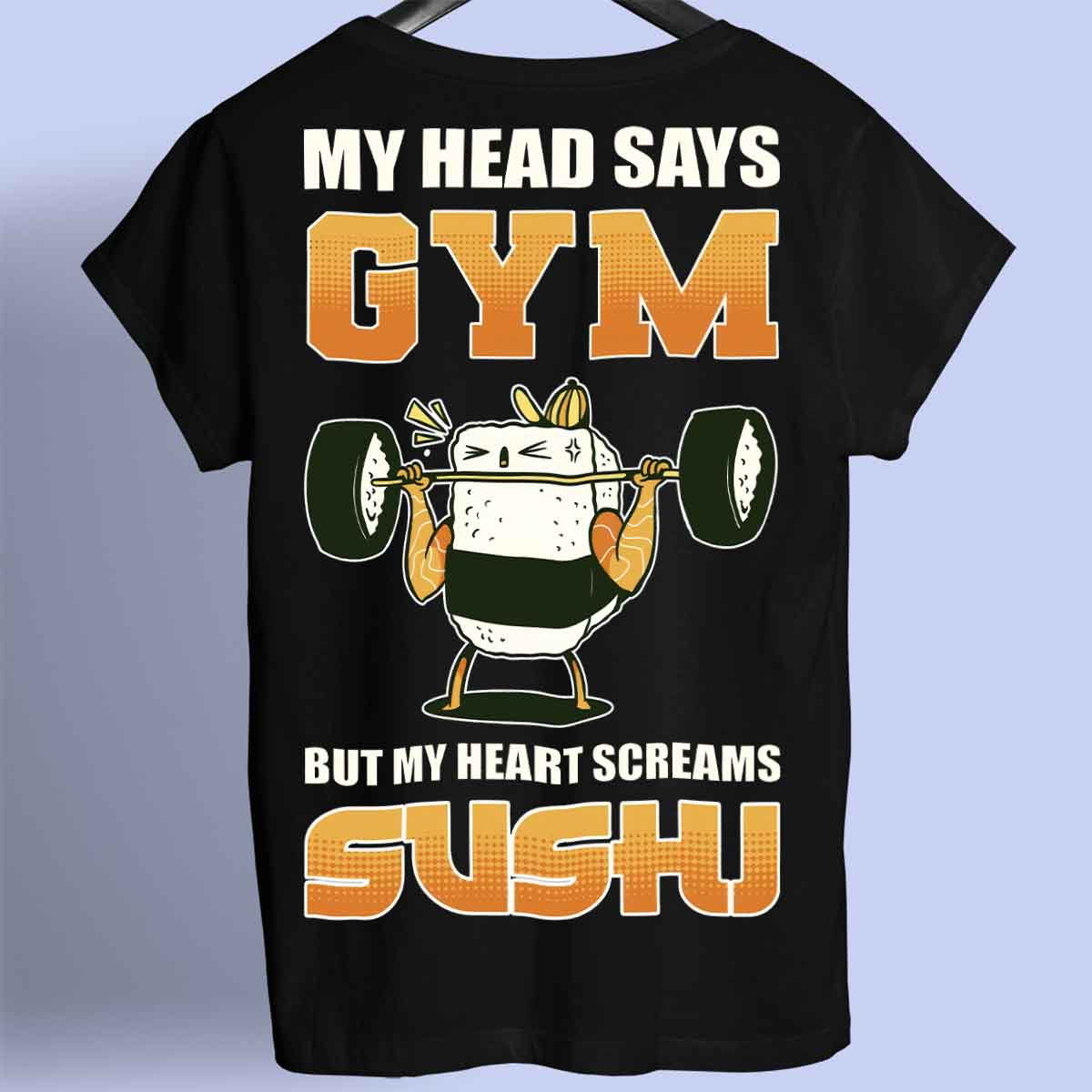 Sushi - Premium T-shirt Unisex rugafdruk