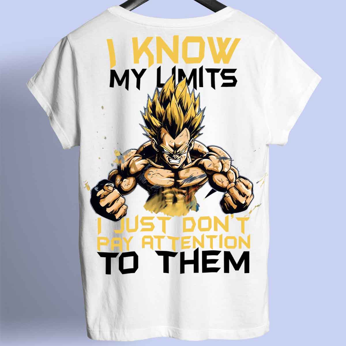 Limits - Premium T-Shirt Unisex Backprint