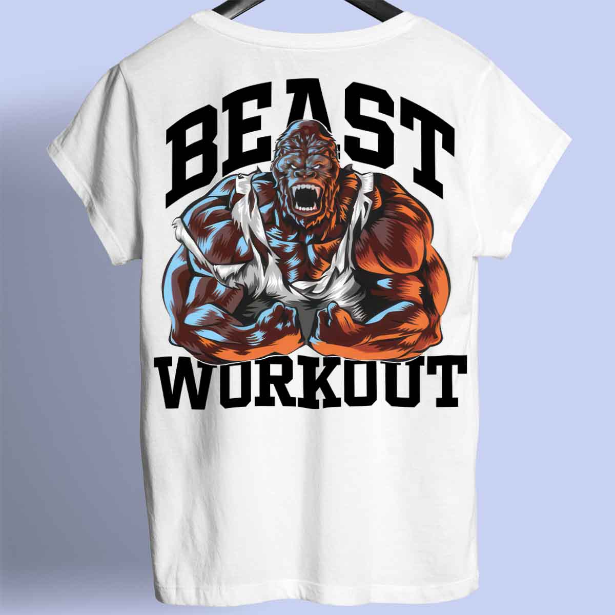 Beast Mode - Premium T-shirt, unisex-rugafdruk