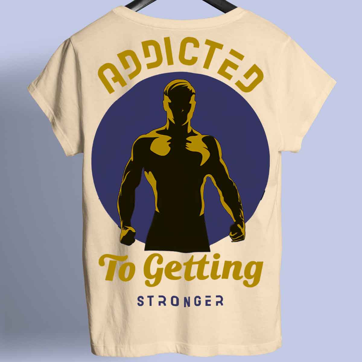 Addicted - Premium shirt, unisex-rugafdruk