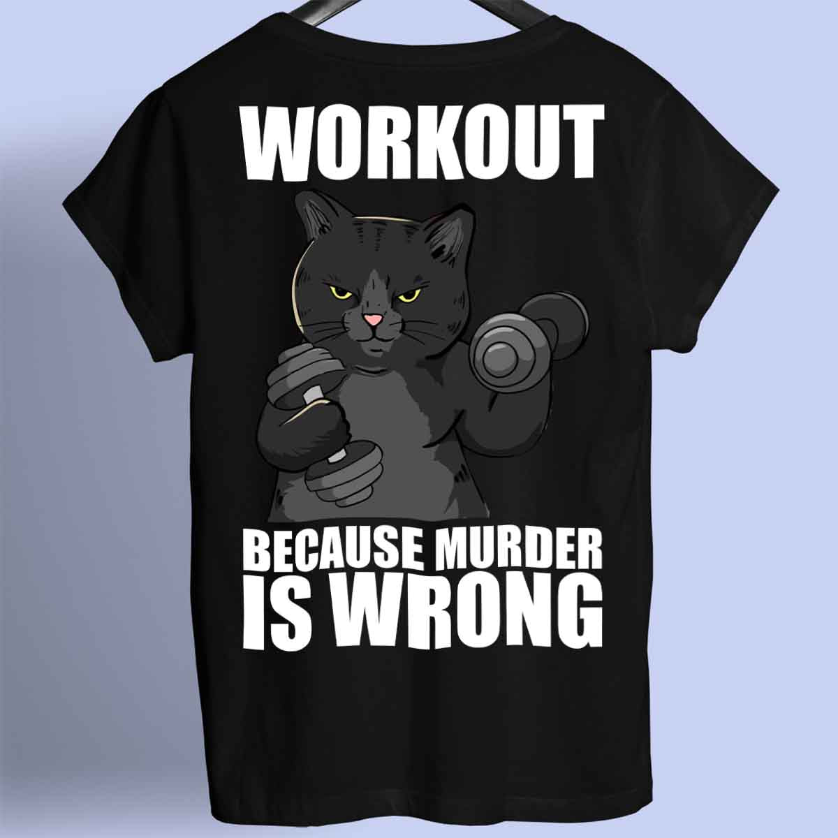 Workout - Premium shirt, unisex-rugafdruk