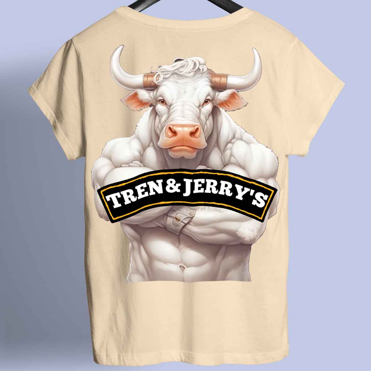 Tren&Jerry's - Chemise Premium Unisexe Backprint