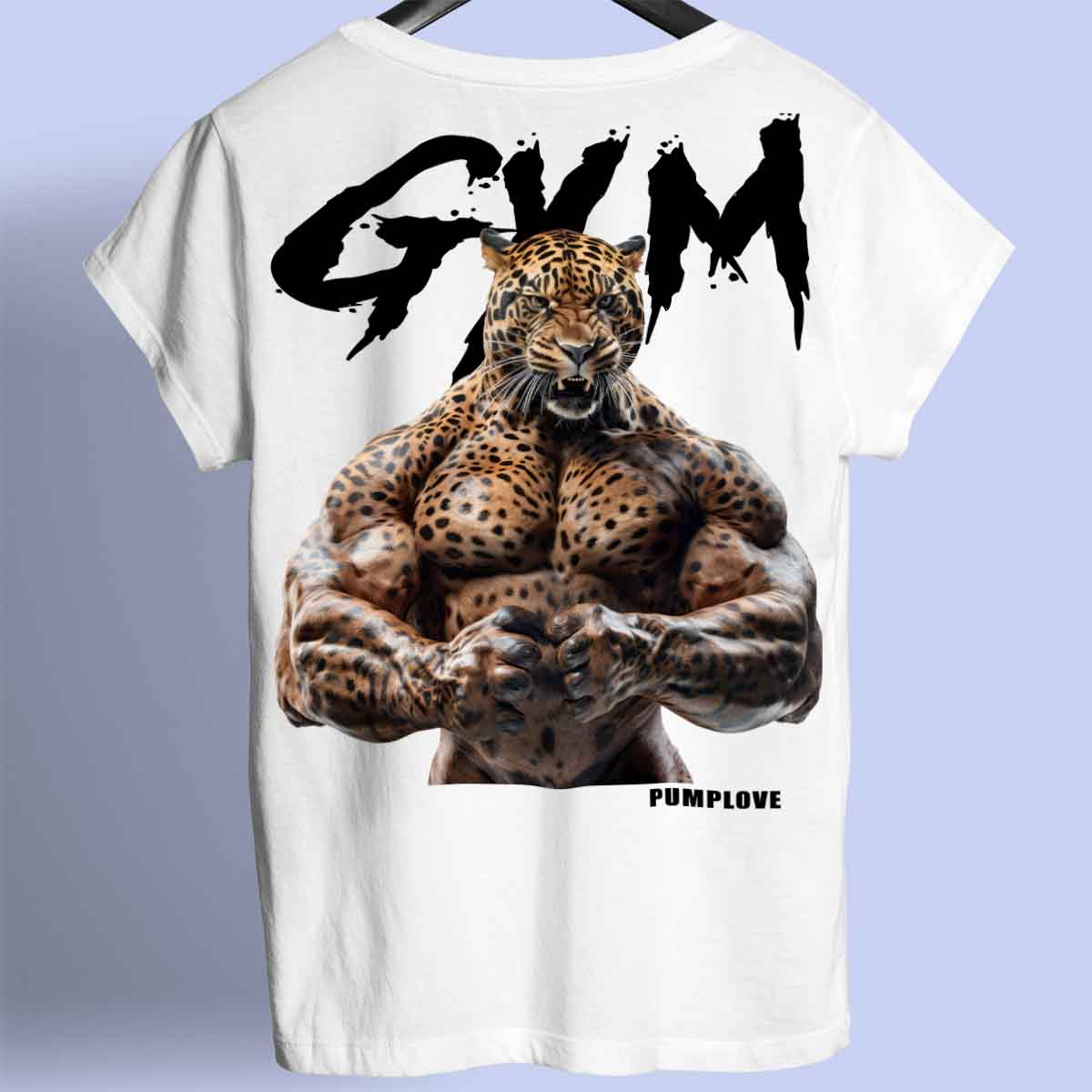 Gym Jaguar - Premium T-shirt, unisex-rugafdruk