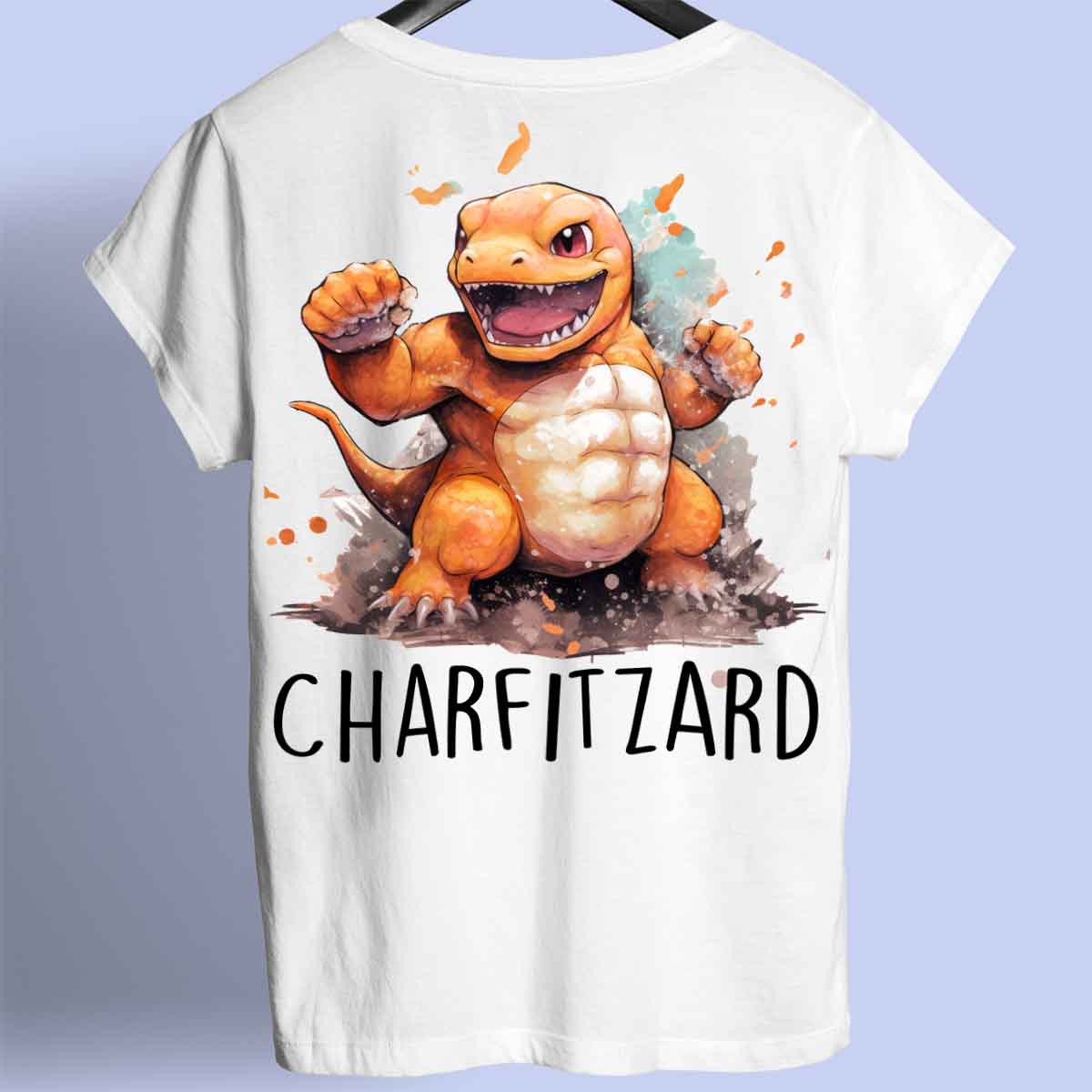 Charfitzard - Premium T-shirt, unisex-rugafdruk