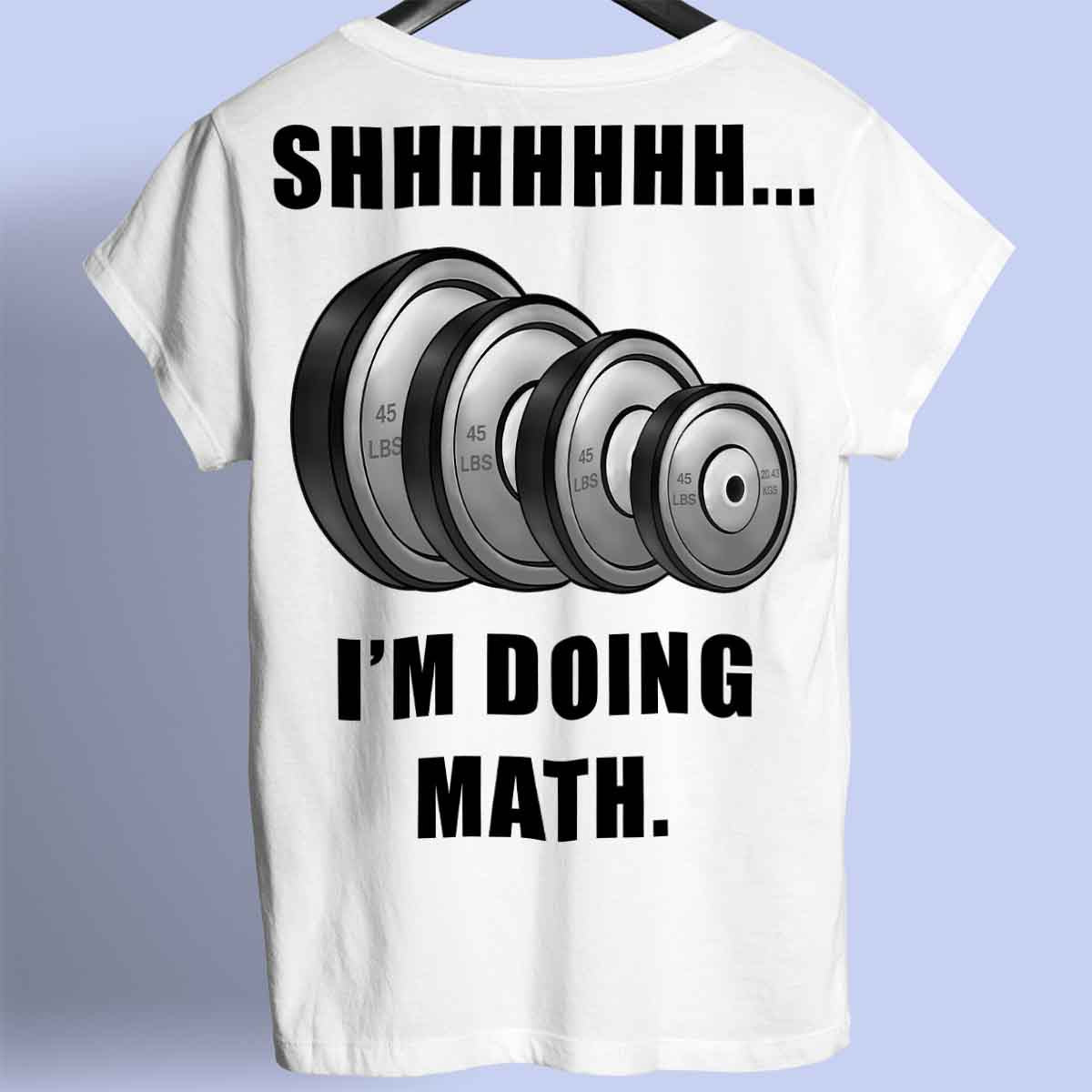 Mathématiques - T-Shirt Premium Unisex Backprint