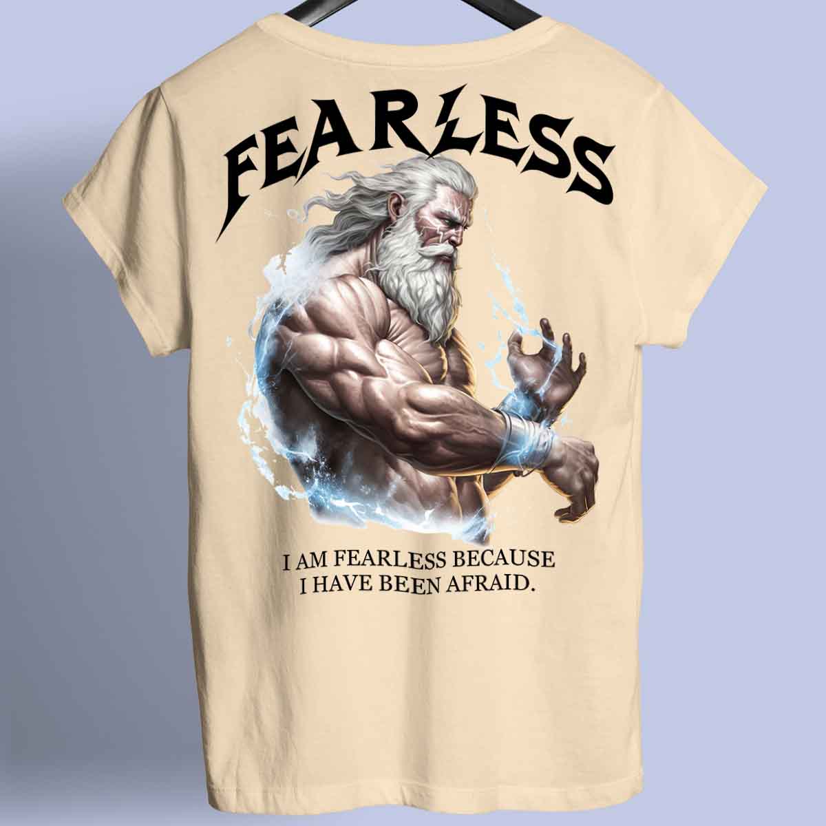 Fearless - Premium shirt, unisex-rugafdruk