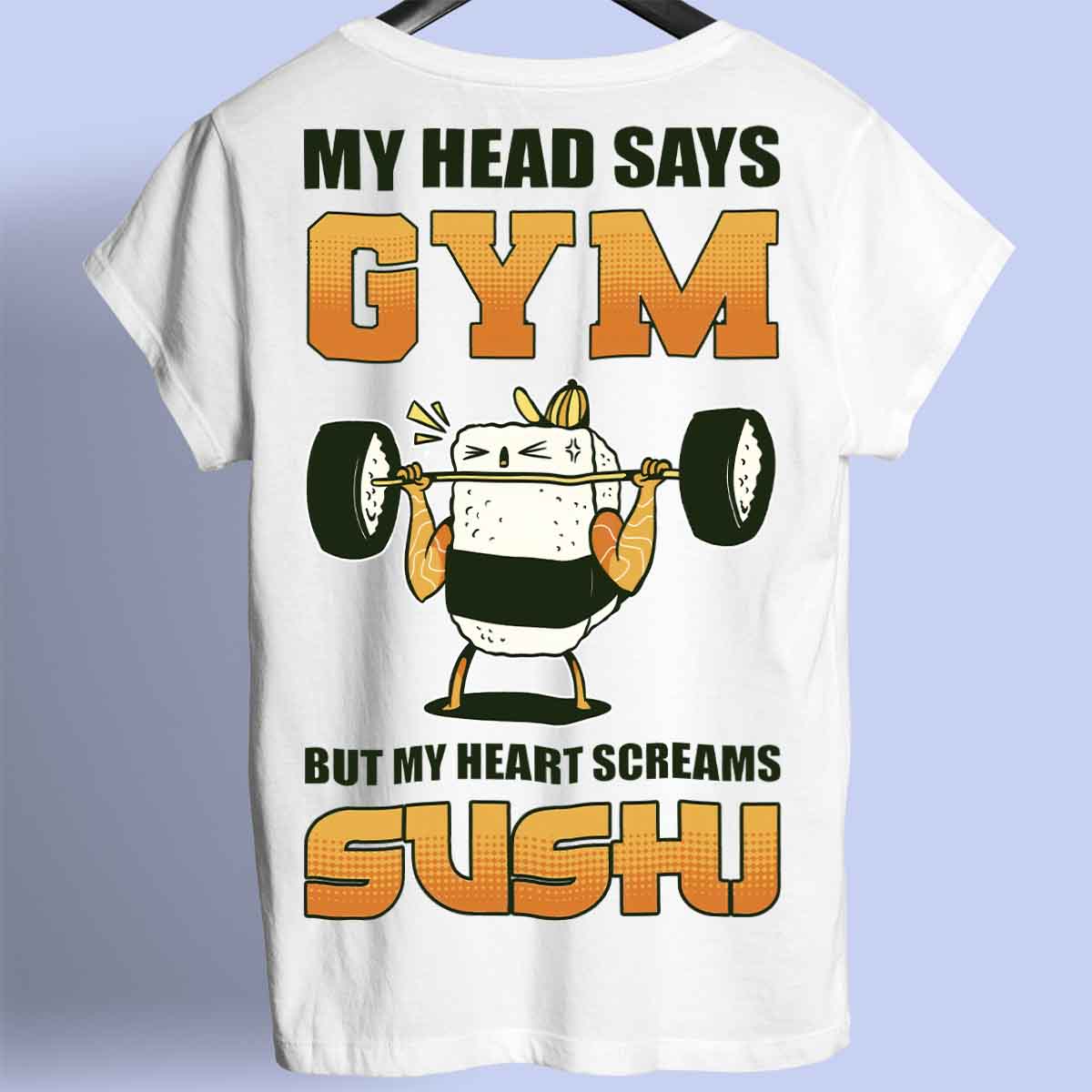 Sushi - Premium T-shirt Unisex rugafdruk