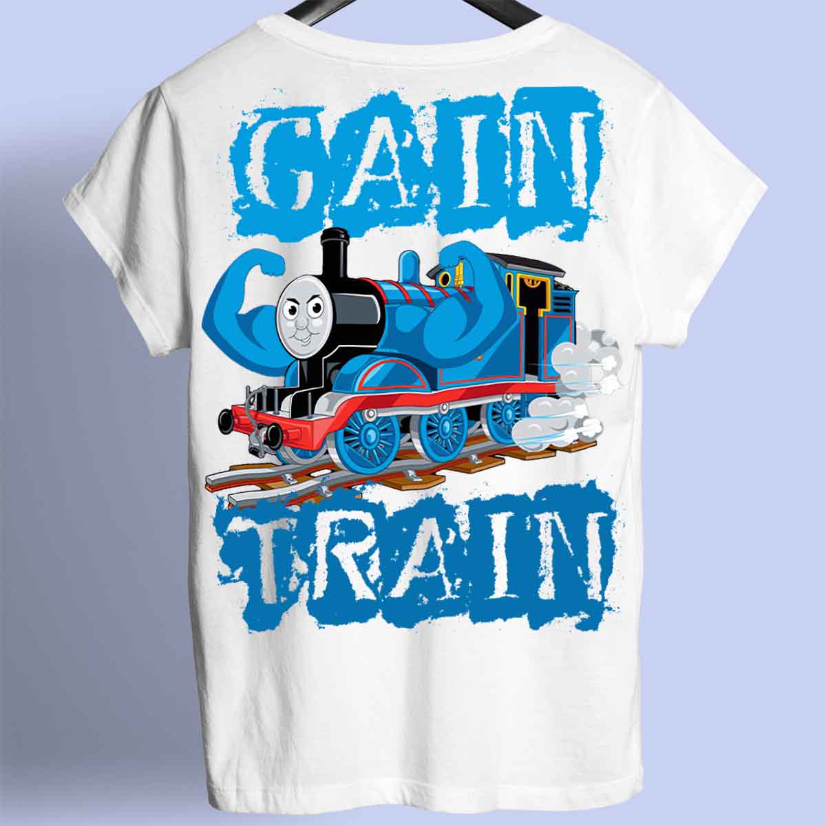 Gain Train - Premium T-shirt Unisex-rugafdruk