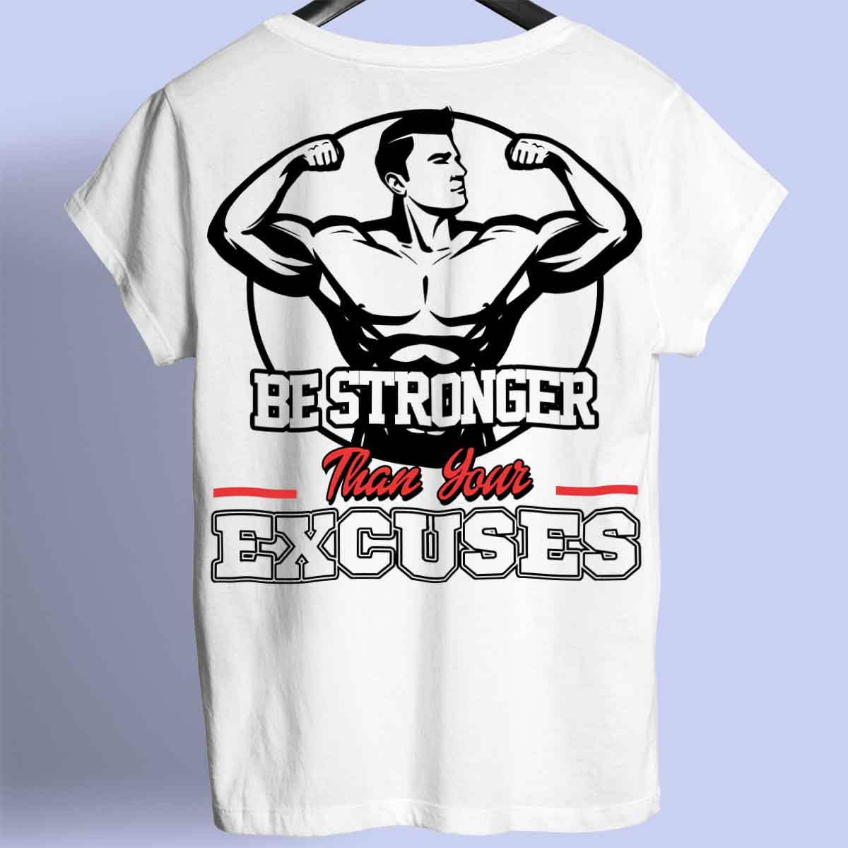 Be Stronger - Premium shirt, unisex-rugafdruk