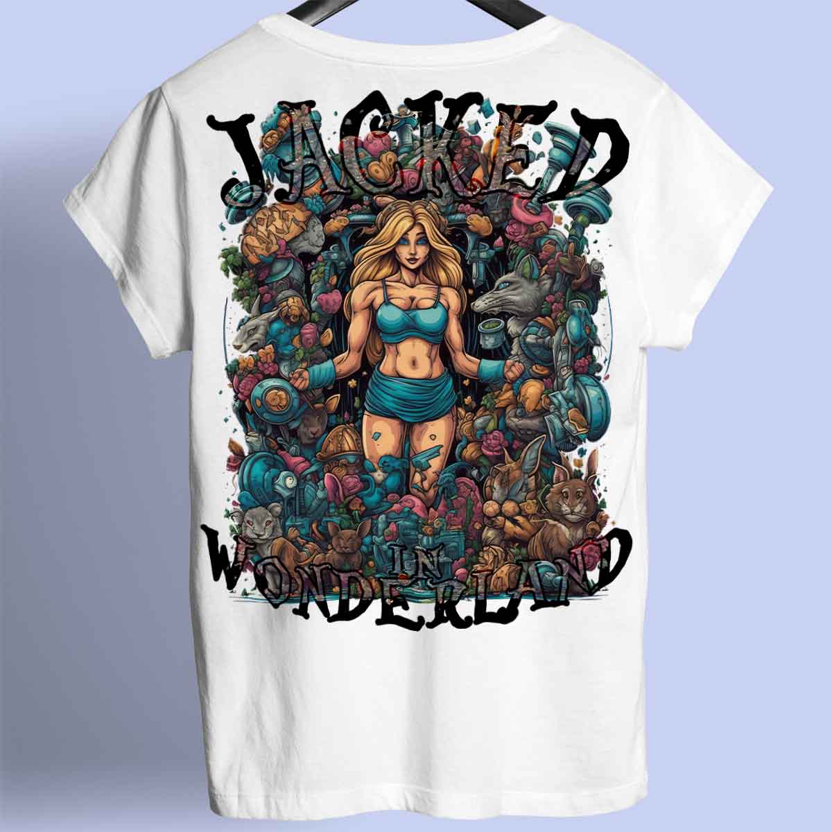 Wonderland - Premium shirt, unisex-rugafdruk