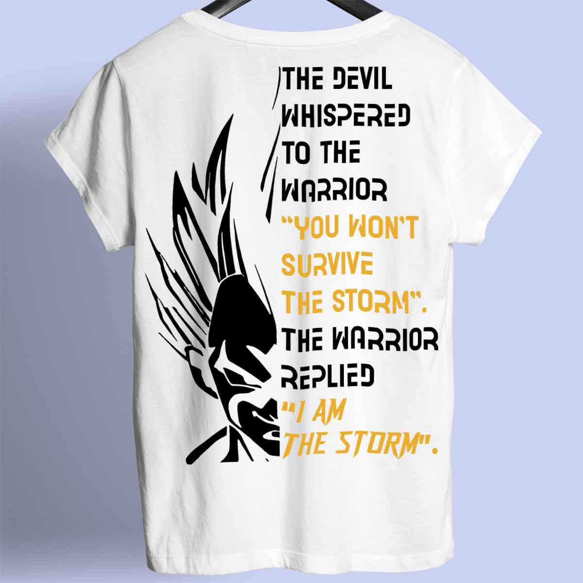 The Storm - Premium T-shirt, unisex-rugafdruk