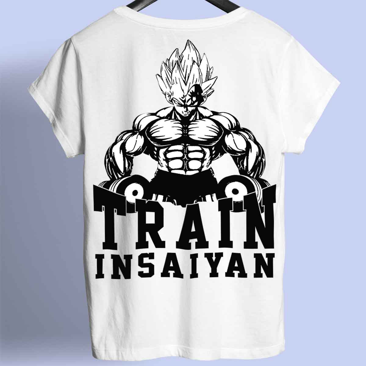 Train Insaiyan - T-Shirt Premium Unisex Backprint