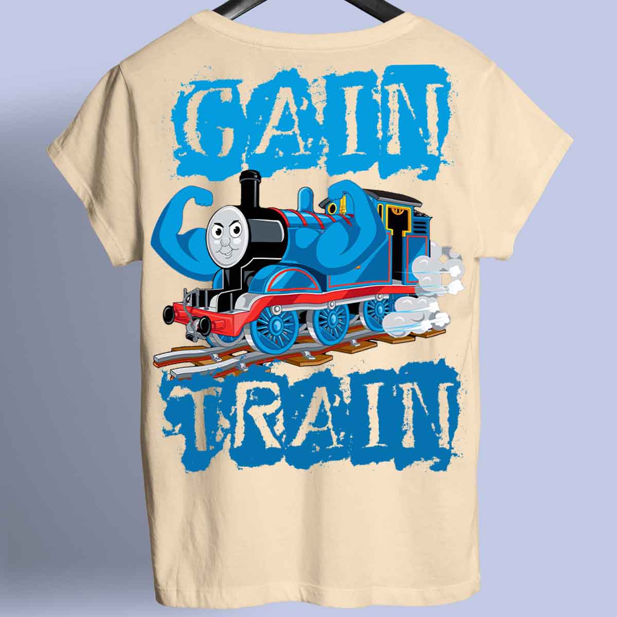 Gain Train - Premium T-shirt Unisex-rugafdruk