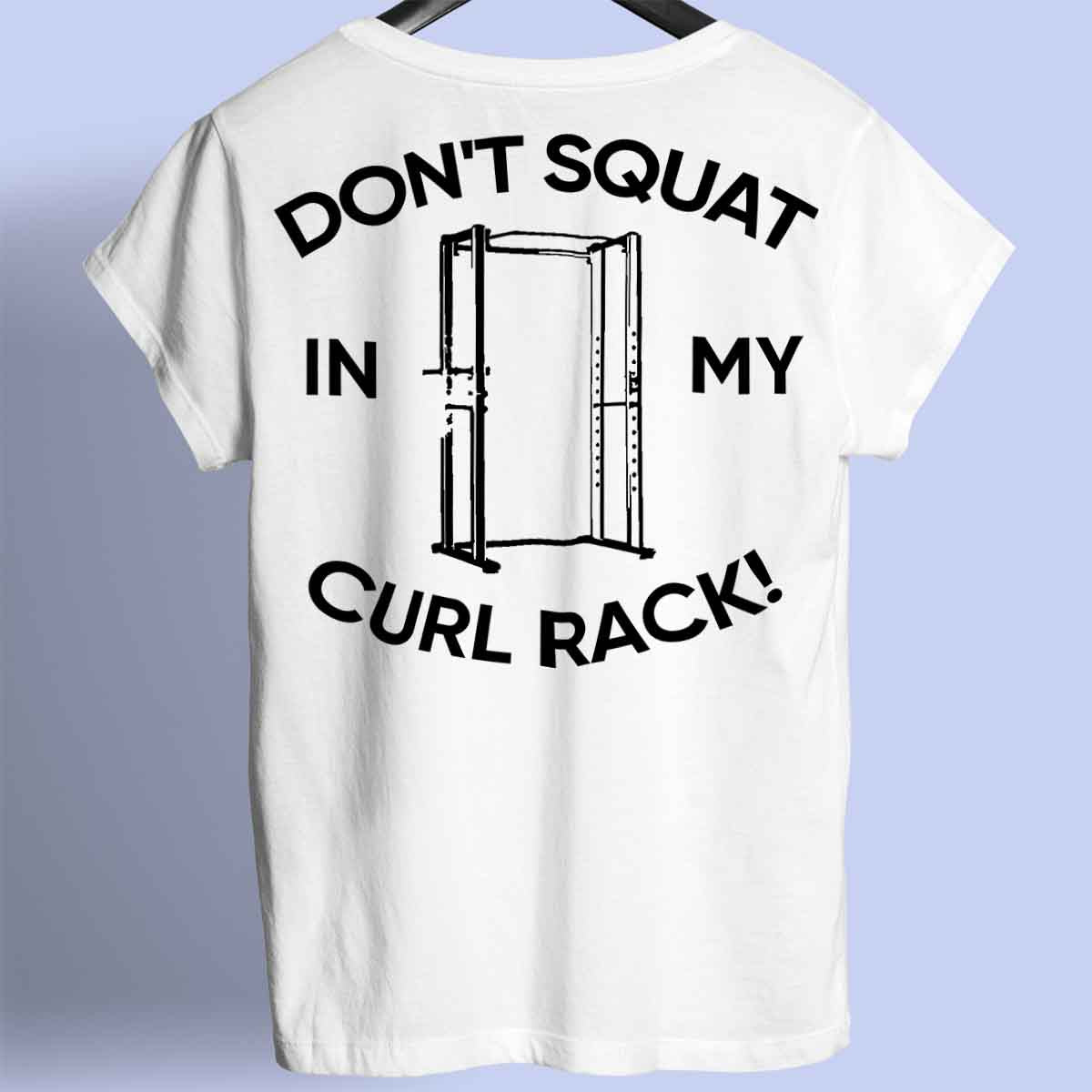 Curl Rack - Premium shirt, unisex-rugafdruk