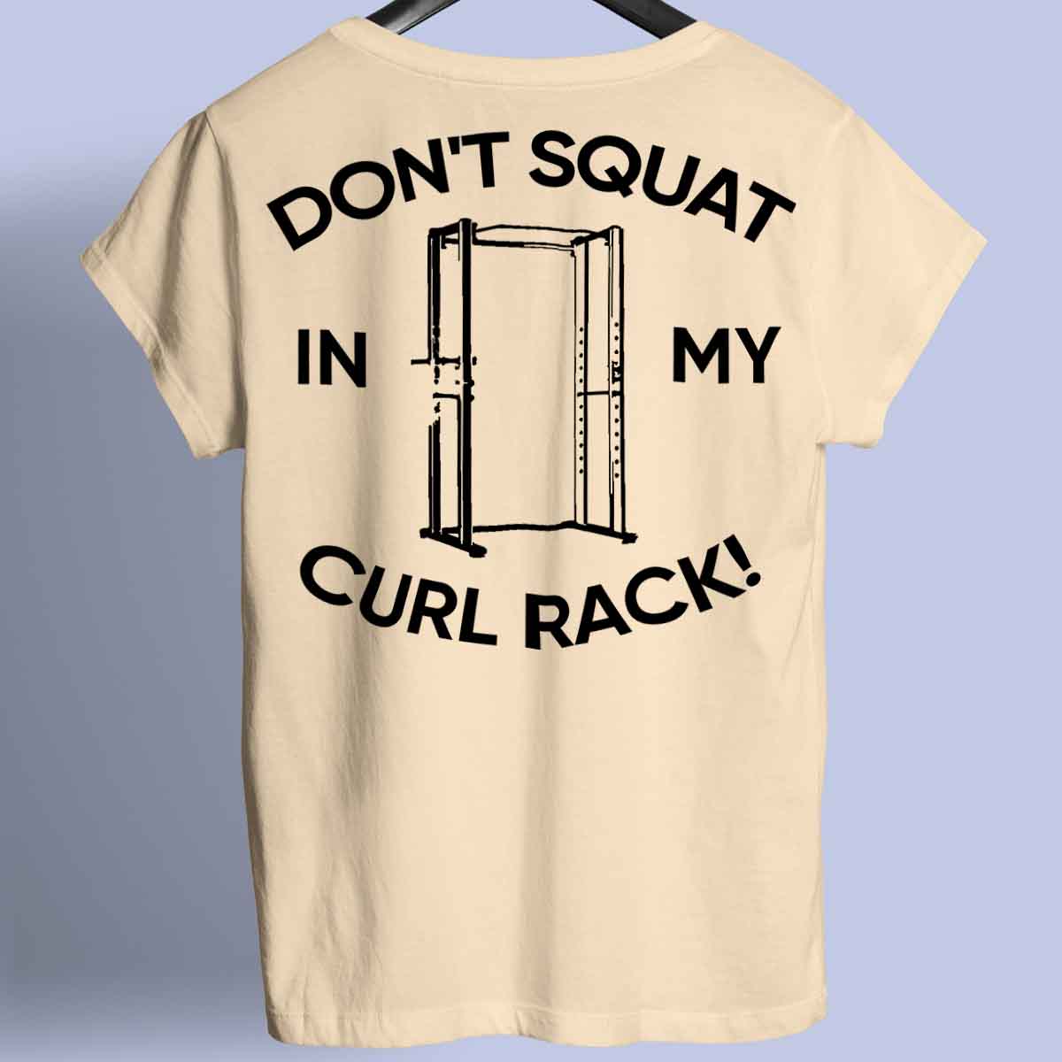 Curl Rack - Premium shirt, unisex-rugafdruk