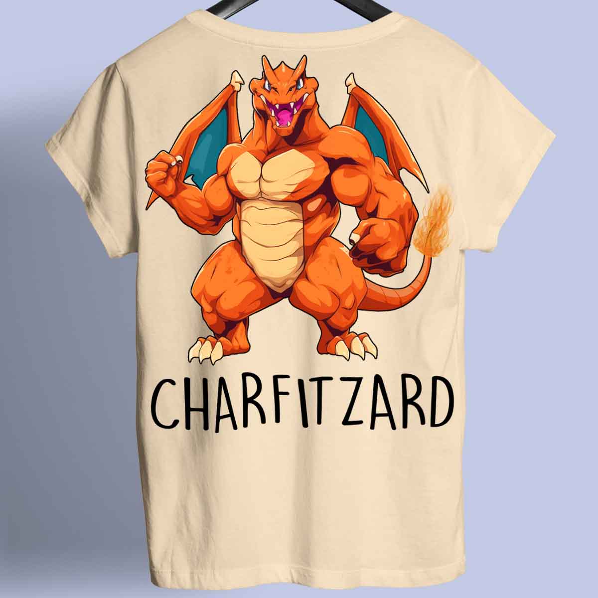 Charfitzard - Premium T-shirt, unisex-rugafdruk