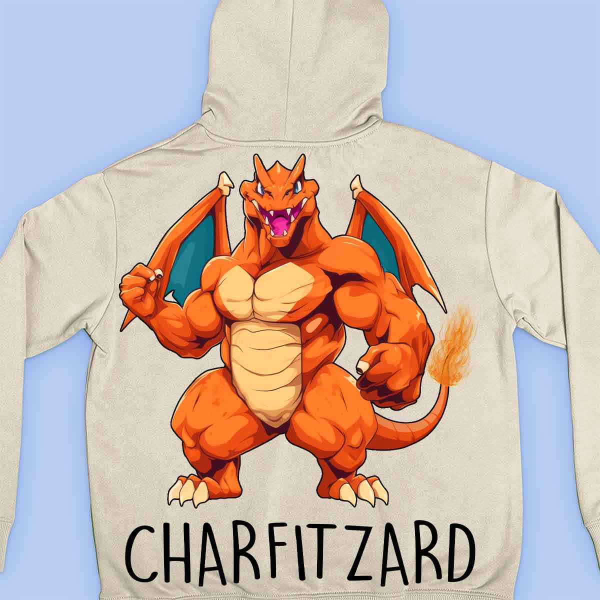 Charfitzard - Sweat à capuche Premium Unisexe Backprint