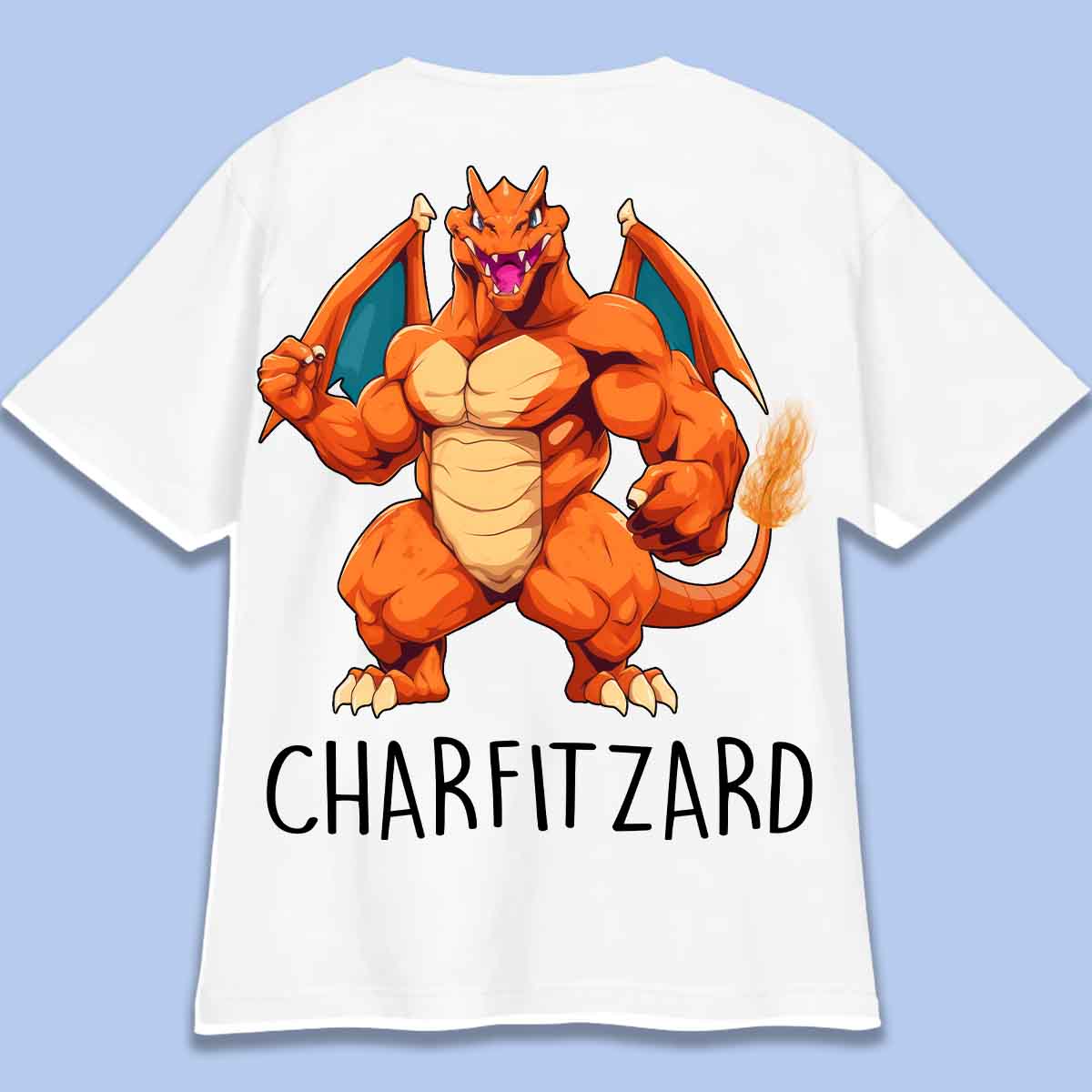 Charfitzard - T-Shirt Oversize Unisexe Backprint