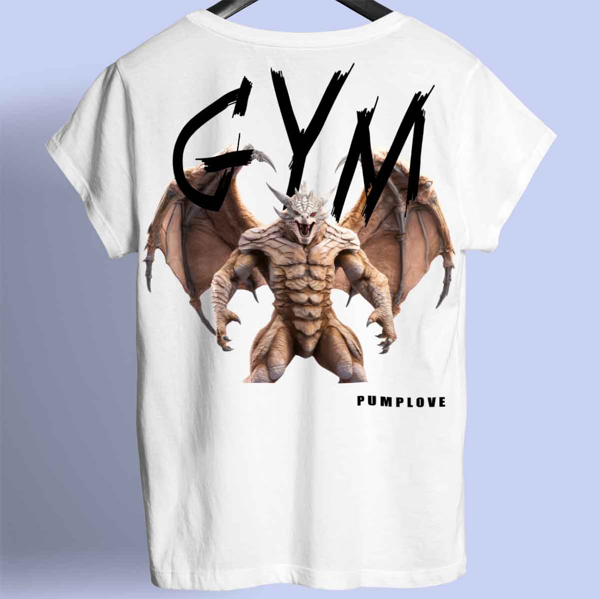 Gym Dragon - T-Shirt Premium Unisexe Backprint