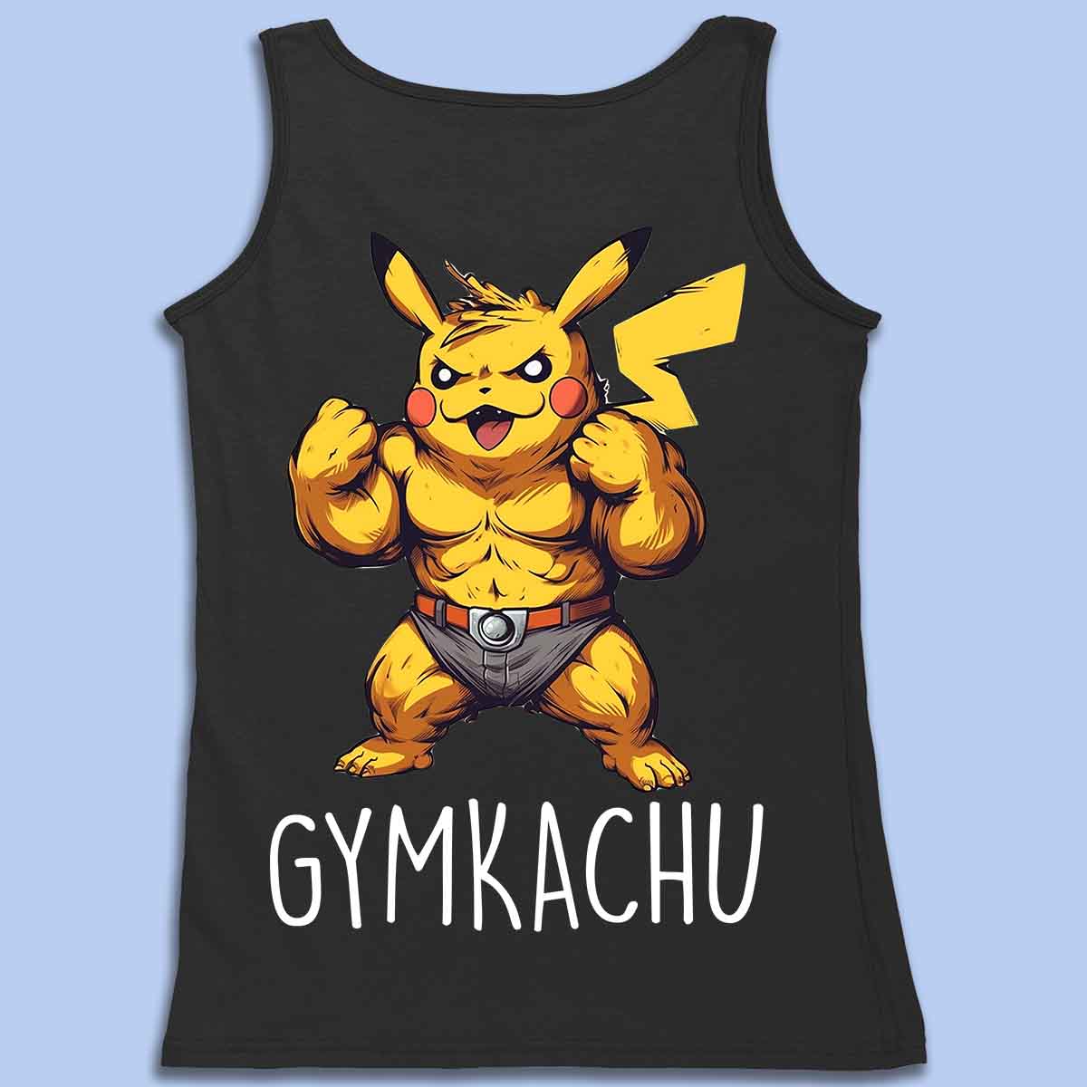 Gymkachu - Premium tanktop, unisex-rugafdruk