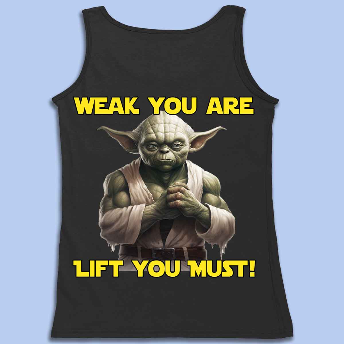 Zwak - Premium tanktop, unisex-rugafdruk