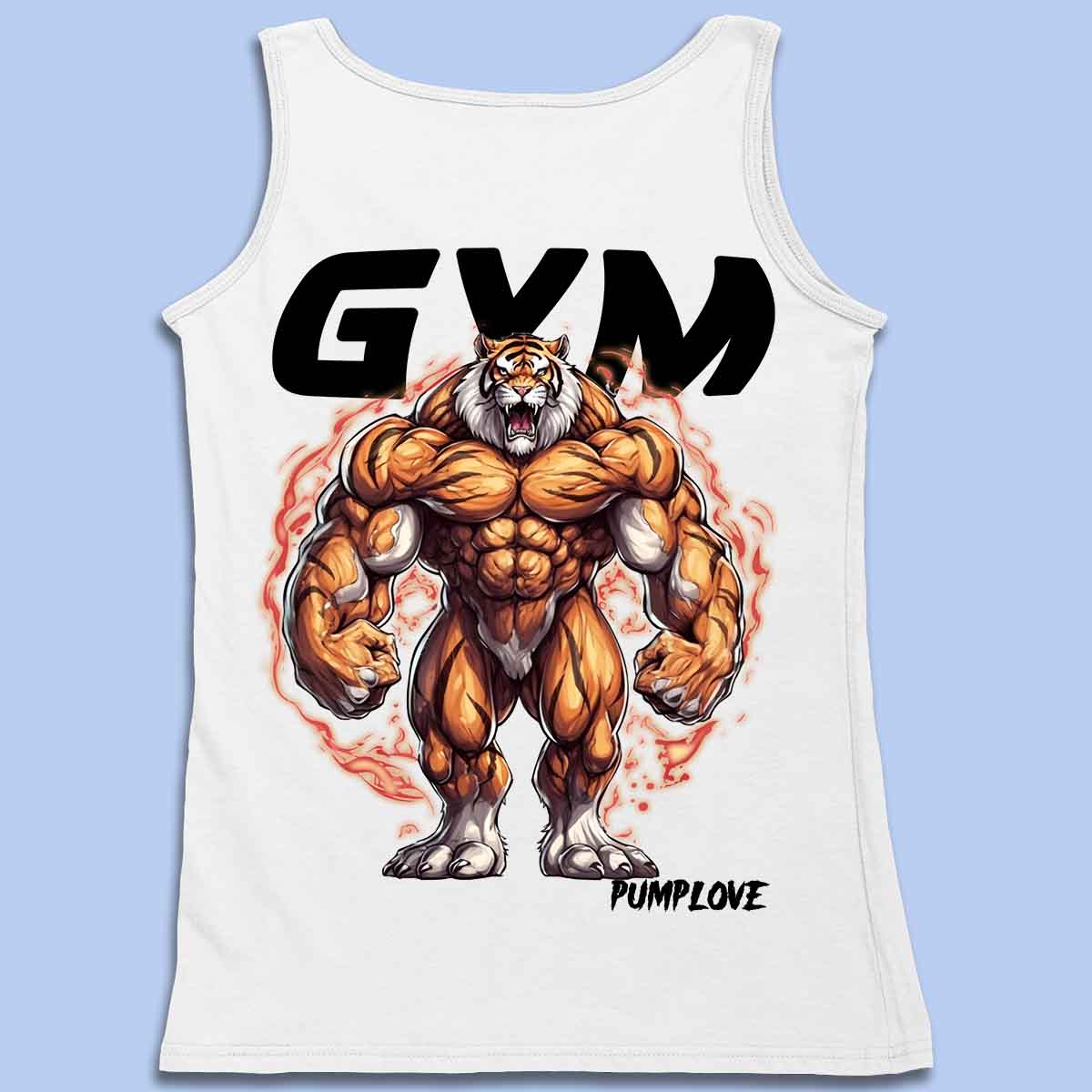 Gym Tiger - Débardeur Premium Unisex Backprint