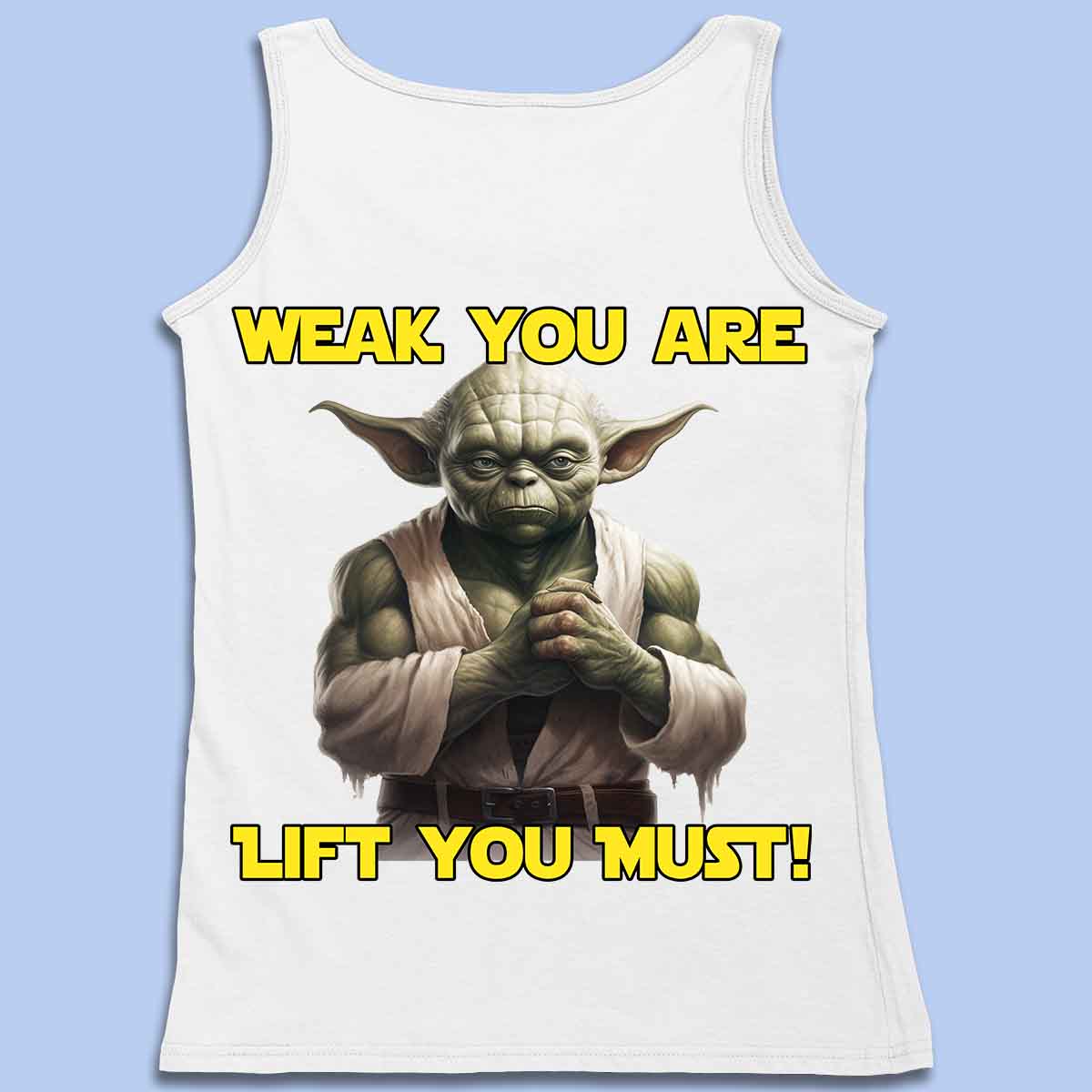 Zwak - Premium tanktop, unisex-rugafdruk