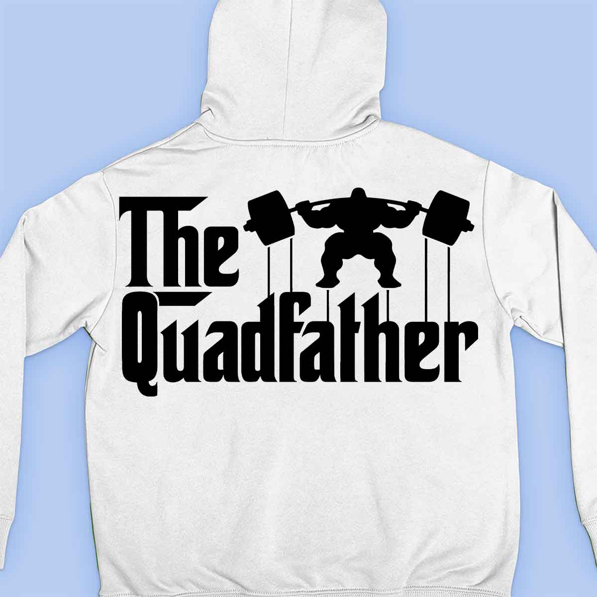 The Quadfather - Premium hoodie, unisex-rugafdruk